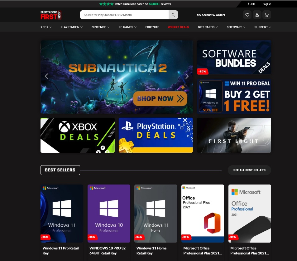 Electronic First screenshot