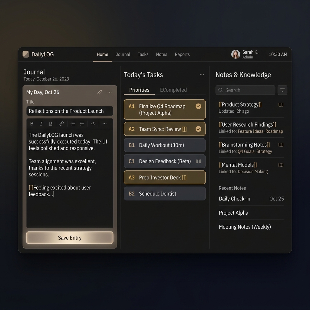 DailyLOG screenshot