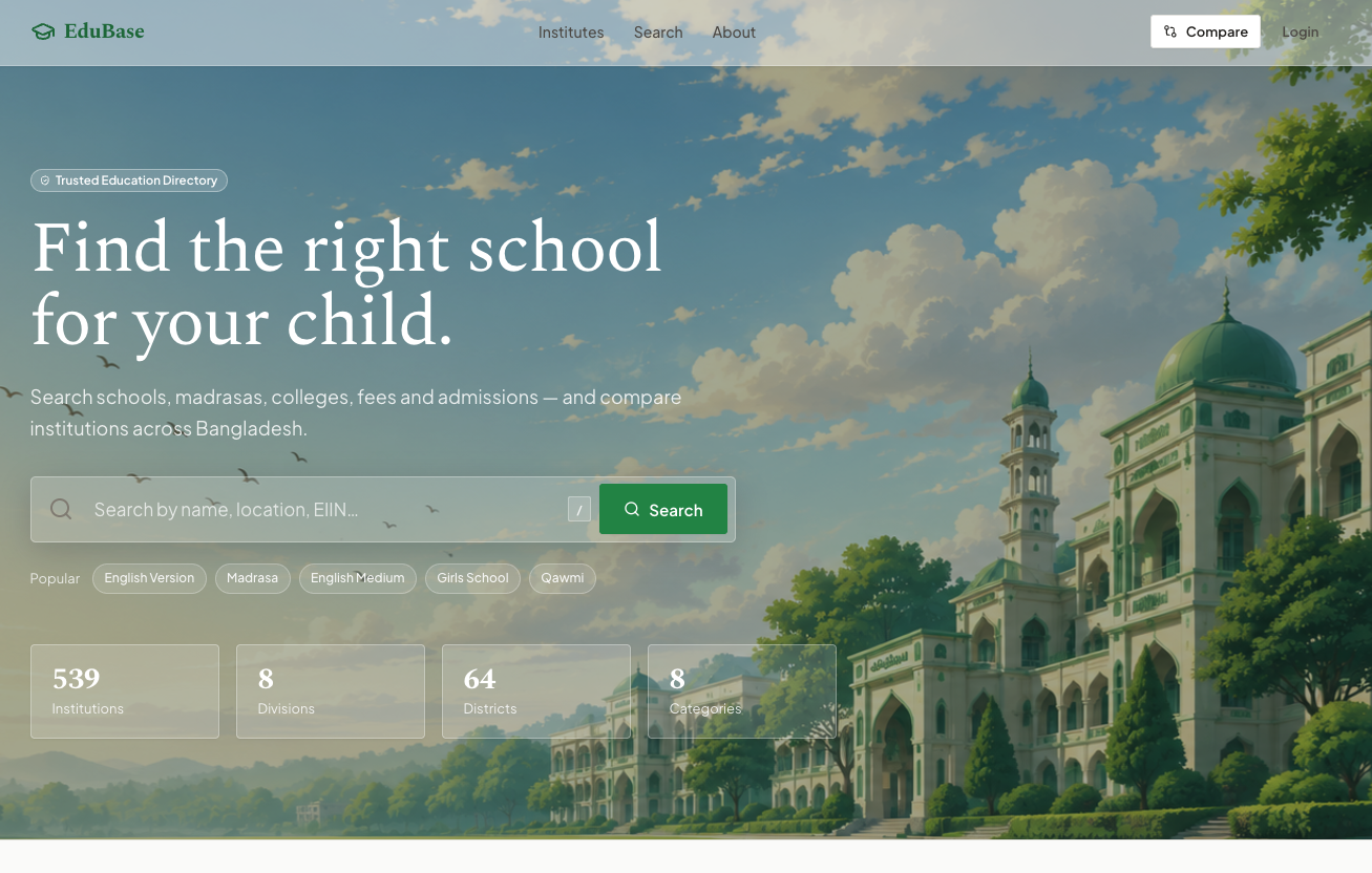 EduBase screenshot